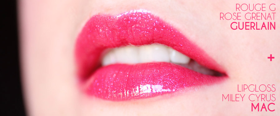 Viva Glam x Miley Cyrus - MAC / Lipgloss + Rose Grenat Guerlain